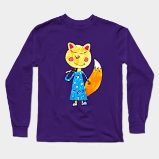 Singing Cat - Genuine Children Art Design Mug Long Sleeve T-Shirt